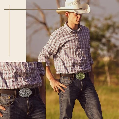 Engraved Flower Floral Belt Buckle for Men Women Western Cowboy Belt Buckle Cowgirl in Saudi Arabia