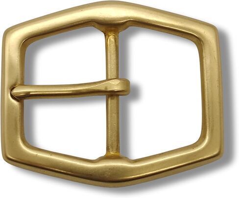 Heavy Duty Single Prong Square Belt Buckle 1.6 inch (40MM) Solid Brass Buckles For Men Women in Saudi Arabia