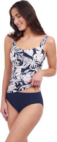 الملف الشخصي من قبل Gottex Malaya للنساء المداري للطباعة المطبوعة Tankini مع كوب D مدمج مع بدلة الاستحمام في الرغوة تحت الأركان in Saudi Arabia