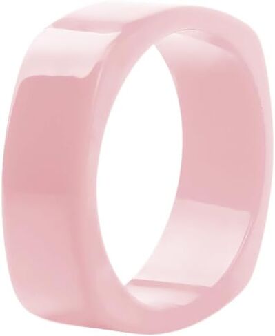 JSEA Womens Big Bangle Candy Color Resin Wide Bracelet Bangles Personalized in Saudi Arabia