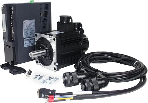 CNCTOPBAOS 1.5KW AC Servo Motor Kit,220V with Servo Driver System Controller Kit,with Encoder,Power Cable 1500W 2500rpm 5.73Nm ac servo kit for Industrial Robot/Cutting Machine/Medical Equipment in Saudi Arabia