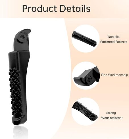 طقم دواسة Foolsports PowerSports ، سبيكة الألومنيوم أوتاد قدم الدراجة الصغيرة مناسبة لكولمان CT200U Trail 200 CT200U-EX BT200X CT100U CC100X 97CC 100CC 3.0HP 196CC 200CC 6.5HP (RED) in Kuwait