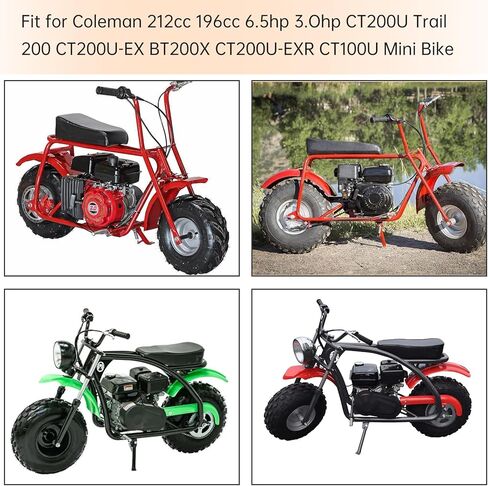 طقم دواسة Foolsports PowerSports ، سبيكة الألومنيوم أوتاد قدم الدراجة الصغيرة مناسبة لكولمان CT200U Trail 200 CT200U-EX BT200X CT100U CC100X 97CC 100CC 3.0HP 196CC 200CC 6.5HP (RED) in Kuwait
