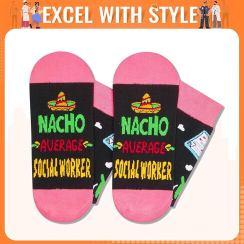 HAPPYPOP 2025 Teacher Appreciation Gifts Ideas - Principal Social Worker Cheer Leader Driver Socks for Women Men in Kuwait