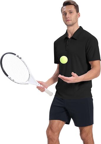 ZITY Mens Polo Shirts Short Sleeve Performance Moisture Wicking Work Golf Shirt in Saudi Arabia