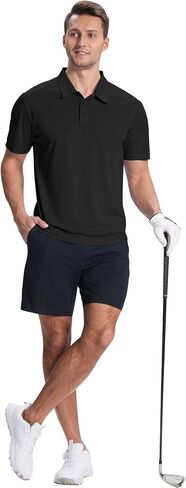 ZITY Mens Polo Shirts Short Sleeve Performance Moisture Wicking Work Golf Shirt in Saudi Arabia