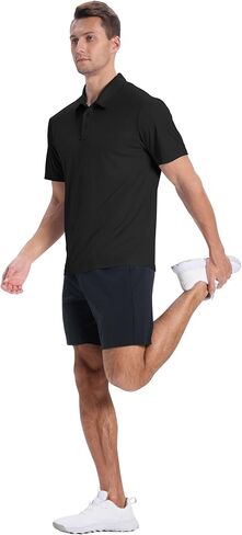 ZITY Mens Polo Shirts Short Sleeve Performance Moisture Wicking Work Golf Shirt in Saudi Arabia