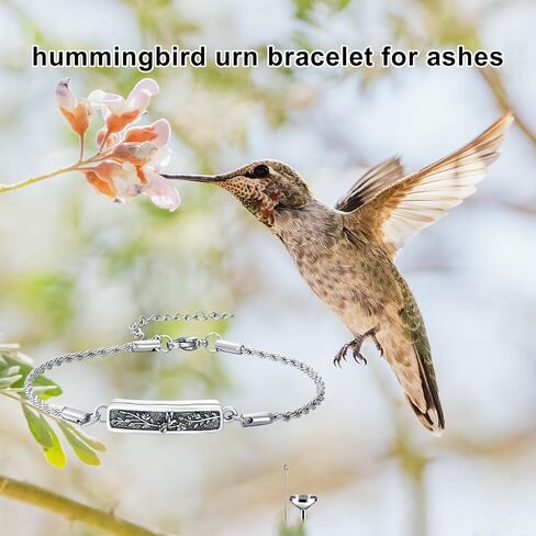 Urn Bracelet for Ashes for Women 925 Sterling Silver Bar Cremation Bracelet Cremation Memorial Keepsake Jewelry Gifts for A Loss of Loved Ones in Saudi Arabia