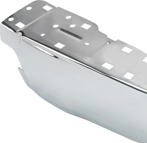 KUAFU Rear Bumper End Caps Covers Corner Extension Compatible with 2014-2021 Toyota Tundra w/o Parking Sensors Holes Chrome Right Side in Kuwait