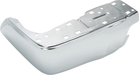 KUAFU Rear Bumper End Caps Covers Corner Extension Compatible with 2014-2021 Toyota Tundra w/o Parking Sensors Holes Chrome Right Side in Kuwait