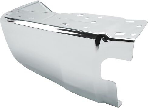 KUAFU Rear Bumper End Caps Covers Corner Extension Compatible with 2014-2021 Toyota Tundra w/o Parking Sensors Holes Chrome Right Side in Kuwait