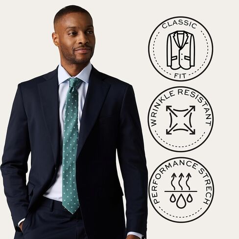 Mercantile Jacket Classic Fit - Premium Quality Suit Jacket for Men, Stylish and Elegant Formal Suit for Men in Saudi Arabia