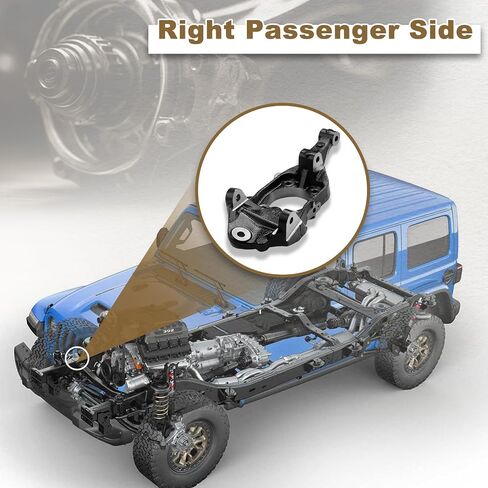 Steering Knuckle Fit for Jeep Compass 2017-2022 / Jeep Renegade 2015-2022 / Fiat 500X 2016-2022 Rear Right Passenger Side # 68246619AA in Saudi Arabia