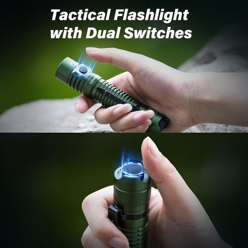 77outdoor Pocket Flashlight Rechargeable, Sofirn SP31 V3.0 2000 High Lumen Tactical Flashlight with Powerful LED, Battery for EDC, Home, Emergency, Heavy Duty, IPX8 Waterproof in Saudi Arabia