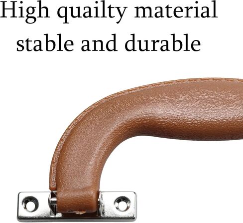 2Pcs 150mm Plastic Luggage Trunk Pull Handle, Brown Suitcase Side Holder Long Pull Handle, Replacement Handle for Travel Suitcase in Saudi Arabia
