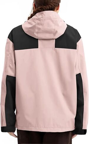 NANJUN Womens Waterproof Rain jacket Lightweight Packable Hooded Windbreaker Softshell Raincoat for Hiking Travel Outdoor in Kuwait