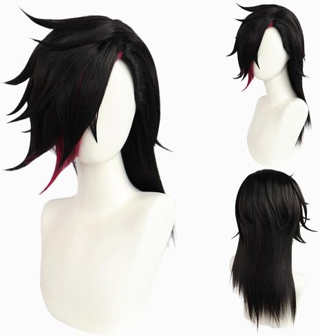 Jinx Arcane Cosplay Outfit Wig Anime Game Accessories Three styles of Jinx wigs and Cap Outfits Halloween Party Role Play Suit for Women (Style 3（120CM）,ONE SIZE) in Saudi Arabia