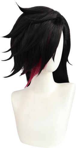 Jinx Arcane Cosplay Outfit Wig Anime Game Accessories Three styles of Jinx wigs and Cap Outfits Halloween Party Role Play Suit for Women (Style 3（120CM）,ONE SIZE) in Saudi Arabia