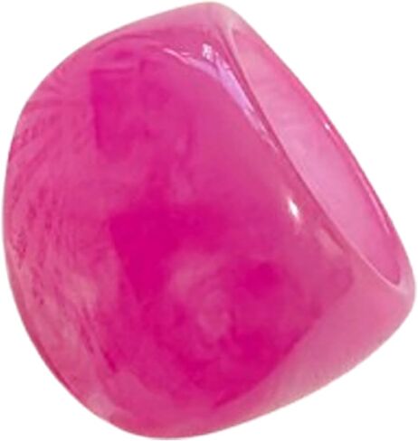 Resin Chunky Ring, Multicolor Acrylic Stackable Rings Set Vintage Plastic Knuckle Rings Aesthetic Y2k Statement Rings Thick Dome Finger Joint Ring for Women in Saudi Arabia