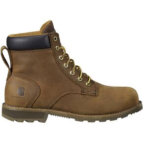 Carhartt Frontier Men 6 "جلدية من الصلب المصنوع من إصبع القدم الصلب ، مقاومة للانزلاق ومقاوم للماء ، بني - 9.5 م