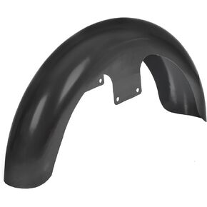 ECOTRIC 21" Wrap Front Fender Painted Black Compatible with 1965-2013 Harley-Davidson Electra Glide Road Glide Road King Street Glide Tour Glide Tri Glide Motorcycle Front Mudguard