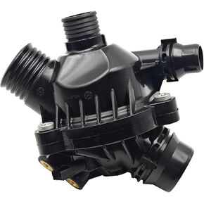 AMCC Engine Coolant Thermostat Assembly Compatible with BMW E90 E92 E60 E83 323i 325i 328i 330i 335i 525i 528i x3 Z4 128i Replace：11537549476