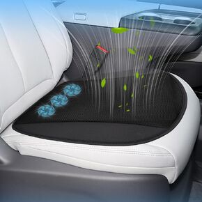 DS Cooling Seat Cushion with Fans,Cooling Seat Covers for Car,Quick Cooling & 3 Speed Adjustable,Cooling Car Seat Cushion for Cars Home Office,Gifts for Women Men (Black)