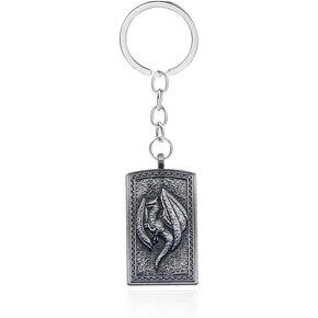 سلسلة المفاتيح الحلقة ، لعبة الإرث Talisman Pendant Metal Keychain بحجم واحد