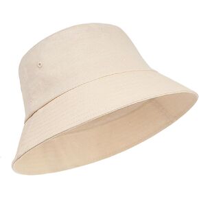 Zylioo XXL/XX-Large Linen Bucket Hat for Big Heads,Extra Large Summer Fishing Hats,Giant Breathable Travel Sun Hats