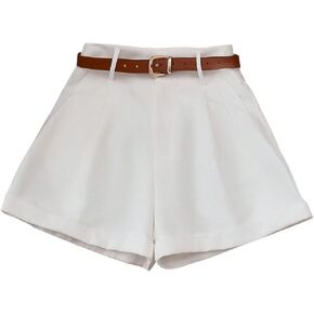 Floerns Women's Casual Summer Wide Leg Shorts High Waisted Going Out Shorts