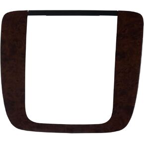 Dash Center Radio Bezel Trim Instrument Panel Cover Crimson Walnut Compatible with 2007-2014 Chevrolet Chevy Suburban Silverado Tahoe Avalanche,GMC Yukon XL Replaces 25887441