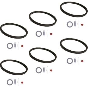 ApplianPar Carburetor Needle Seat Bowl Gasket Rebuild Repair Kit for Tecumseh 631021 631021B 631021A V40 V50 V60 VM80 H30 Carb Set of 6