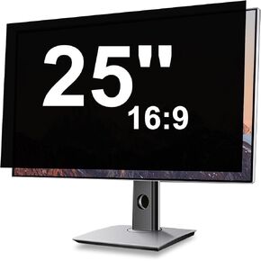 25 Inch Privacy Screen Filter for Widescreen Monitor (16:9 Aspect ratio) - Please Measure Carefully!