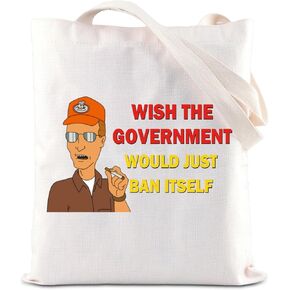 ENSIANTH Cartoon Inspired Gift Dale of the Hill Tote Bag Animated Sitcom Lover Shopping Bag Comedy Character Merch