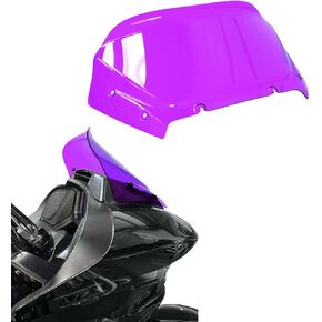 9.5 inch Grape Purple PMMA Acrylic Outer Fairing Windshield Compatible with Harley Davidson 2023-25 CVO Road Glide, 2024 FLTR, FLTRSE, FLTRSEST