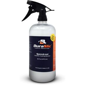 Speedcoat Ceramic Coating Booster Spray 16oz - Easy, Professional-Grade Coating Gloss, Hydrophobicity Protection, Made in the USA
