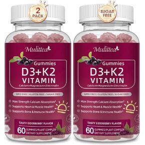 فيتامين D3 10000 IU + K2 (MK7) 200mcg w/calsium magnesium olderberry و inulin-hightlial-convalize bivaned for igune & bone support- k2 d3 fitamin-edgan gummies-edgan-vegan int