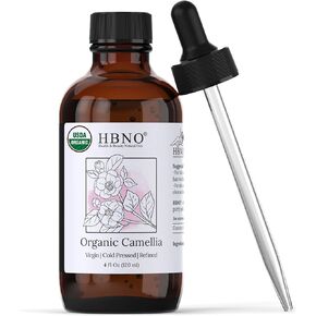 HBNO Organic Marula Oil - Huge 4 oz (120ml) Value Size - USDA Certified Organic Marula Seed Oil, Cold Pressed for Face, Body, Lips, Shampoo & Conditioner