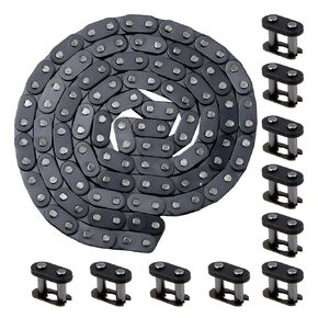 T8F Drive Chain 116 Links ، سلسلة متسلسلة شديدة العمل Master Link Sturdy sturdy stair chain stair stair interns tuprics bicycly atv motorcyclecy