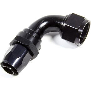 Fragola 229015-BL Black Hose Fitting 16 90 Deg to 12 Hose