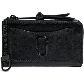 Marc Jacobs Women's The Snapshot Top Zip Multi Wallet, Black, One Size