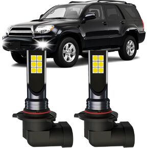 4runner Fog Light Light for 2003-2009 Toyota 4runner ، 300 ٪ سطوع ، حزمة مصباح ضباب أبيض 6500 كيل