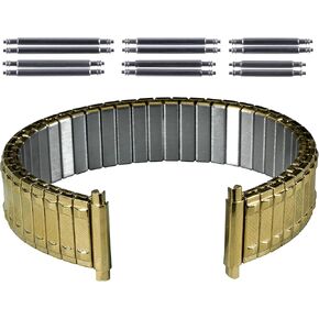توسع Gilden للجنسين 16-20 ملم Crosshatch Stainless Steel Band 510