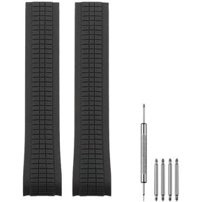 21mm Silicone Rubber Watch Band Strap Compatible with Patek Aquanaut Philippe -5164A 5167A