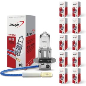 H7 Halogen Headlight Bulb, H7 Bulb, Super Bright 12V 60W Head Lights, 3200K，High and Low Beam，Automotive Light Bulbs, DOT Compliant(10 Pack)