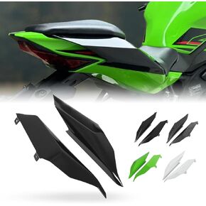 جناح المفسد الخلفي للدراجات النارية مناسبة ل Kawasaki ZX-4R ZX-4RR ZX-25R/SE 2020-2024 ، الجانبية للرياح الوهمية لكاواساكي (أخضر)