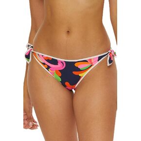 Trina Turk Women's Anniversary Stripe Reversible Tie Side Bikini Bottom, Cheeky Coverage, Swimwear Separates
