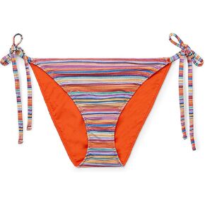 Woman's Bottom String Swimsuit Bottoms Colorful Stripes