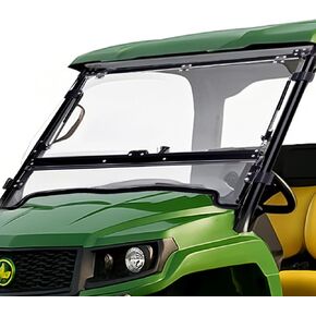 Kemimoto 3-in-1 Flip Front Windshield متوافق مع John Deere Gator HPX ، 620i ، 625i ، 825i ، 825e ، 825m ، xuv 850 ، xuv 855d ، تم تعيين