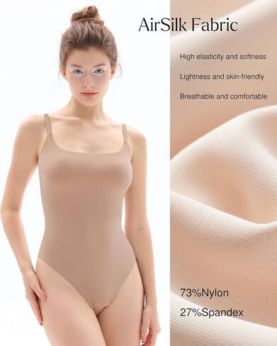 Popilush modysuit bodysuit tops mappewear tummy control thong bodysuit double lined comfy suits suits suits in Kuwait